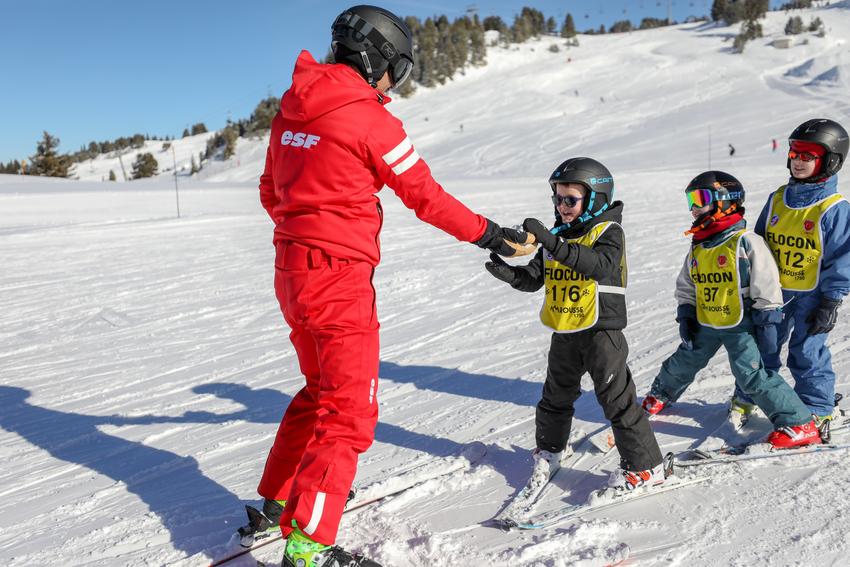 Cours de ski enfants à Bonneval sur Arc