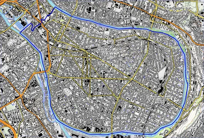 Carte de Saint-Maur 