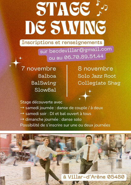 Stage découverte du Swing