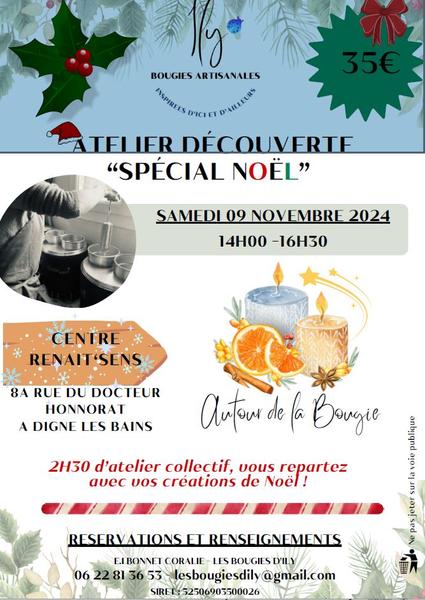 Atelier découverte : Spécial Noël Le 9 nov 2024