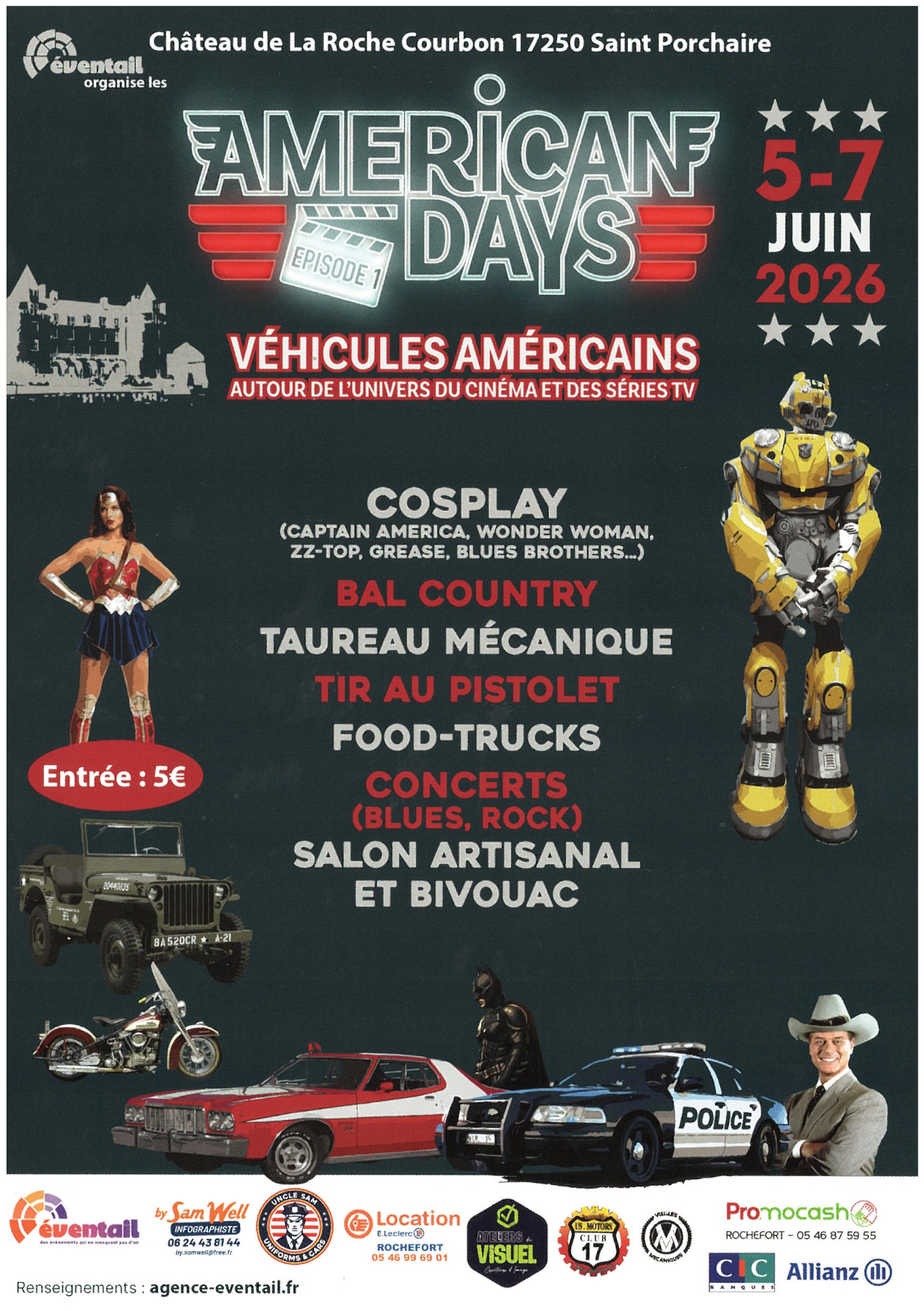 American Days au Château de la Roche Courbon