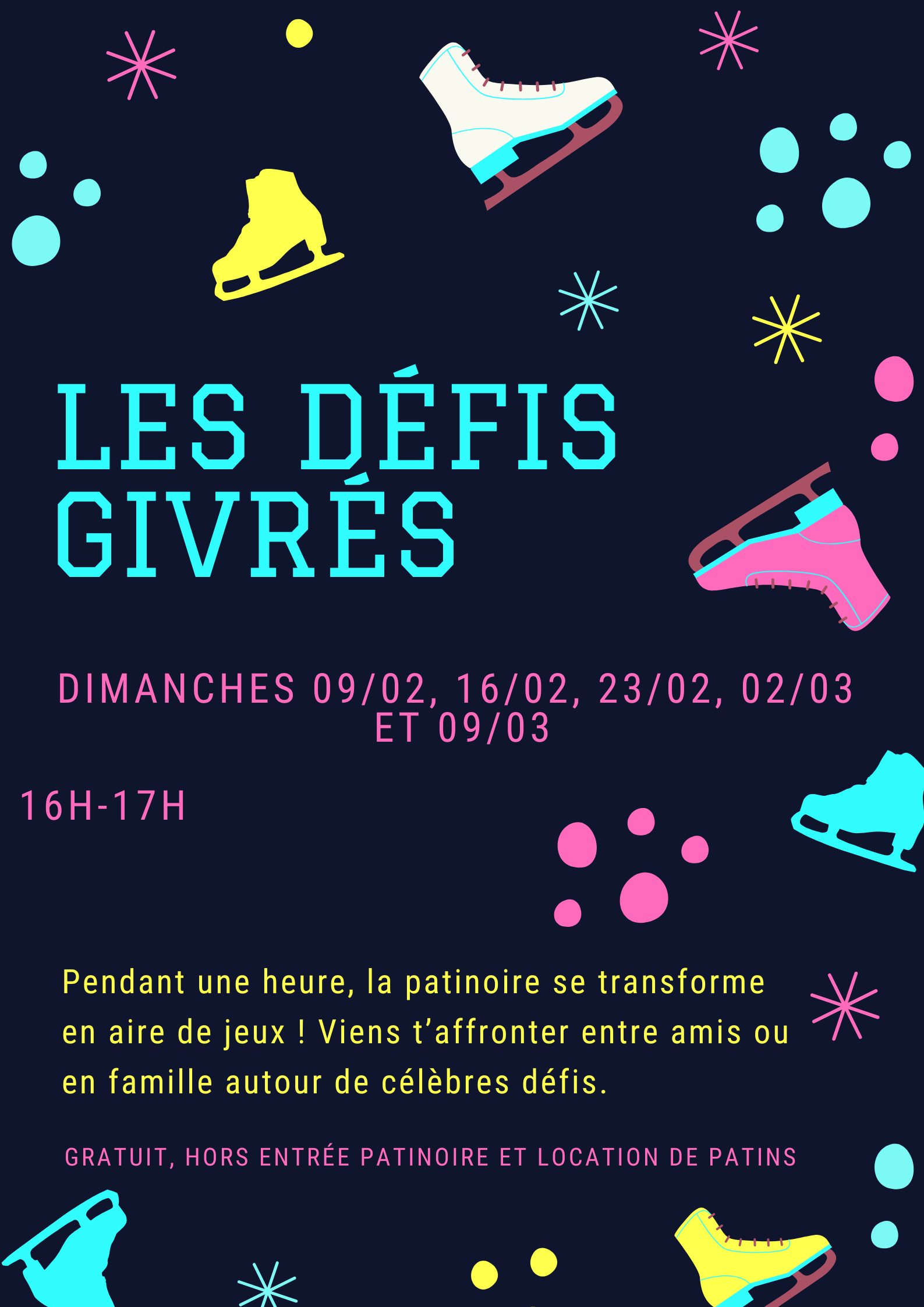 Les défis givrés