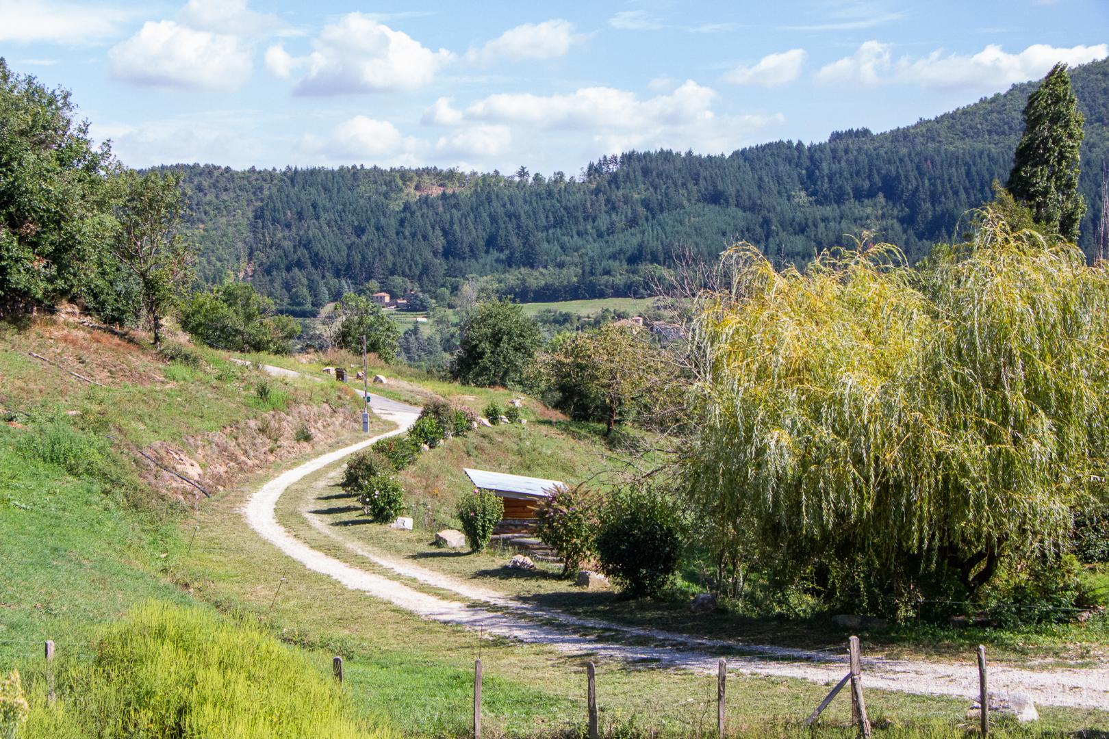 L'arrivée au gîte