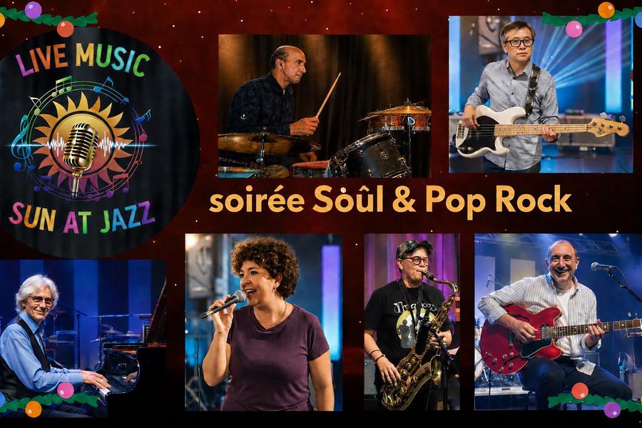 L'Apéro LIVE du jeudi en mode JAZZ/SOUL/POP/ROCK avec SUN AT JAZZ à L'Usine - Marcoussis