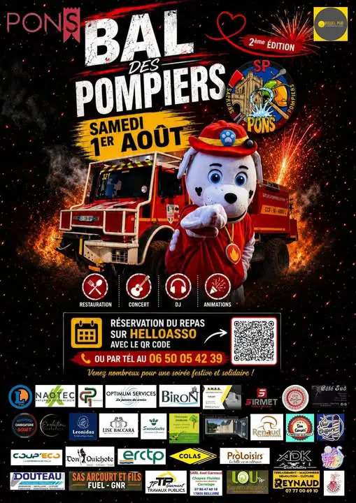 Bal des Sapeurs Pompiers de Pons