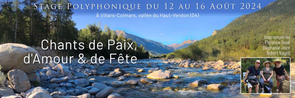 Stage polyphonies du monde