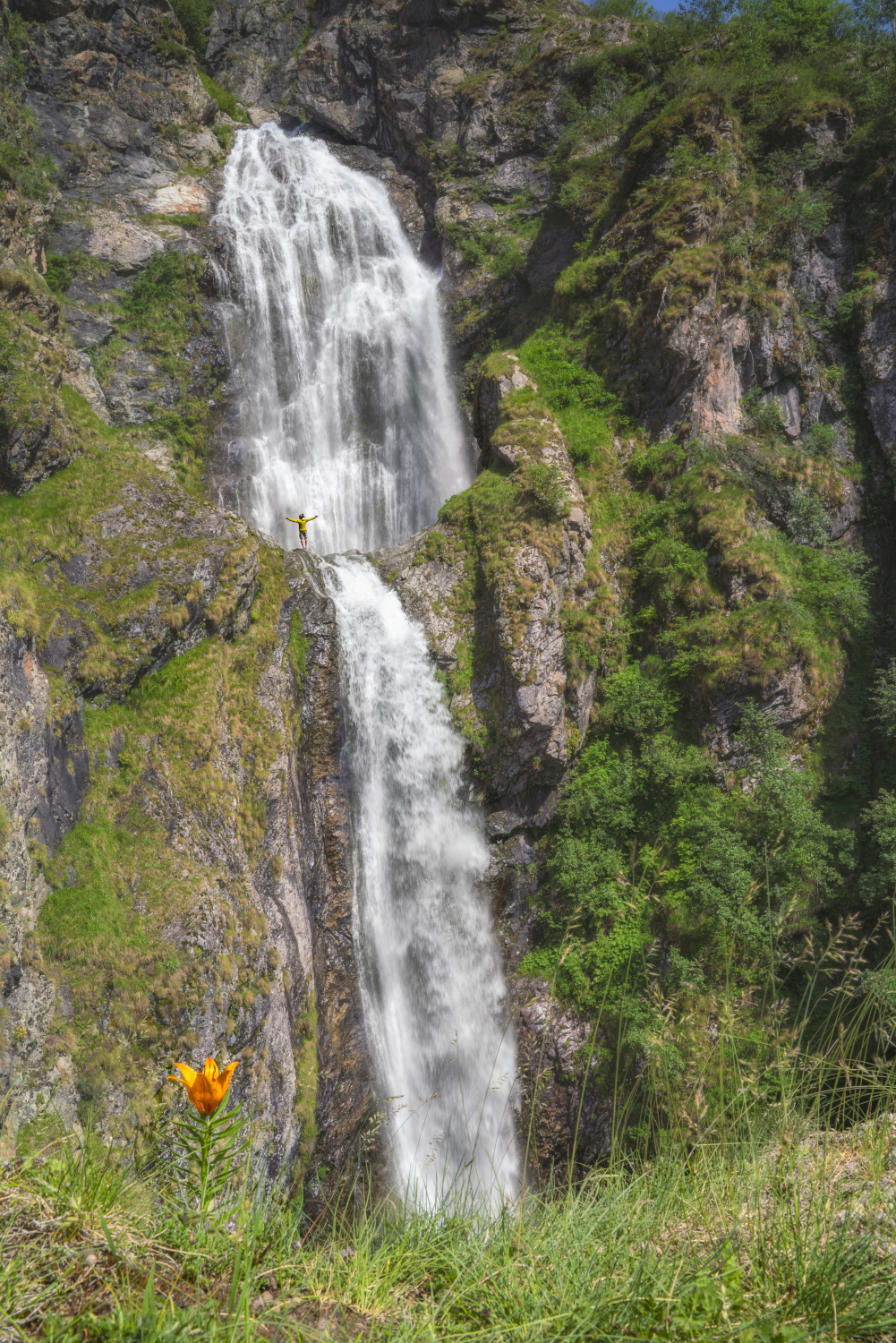 Cascade de Buchardet, vallon de Navette, Valgaudemar