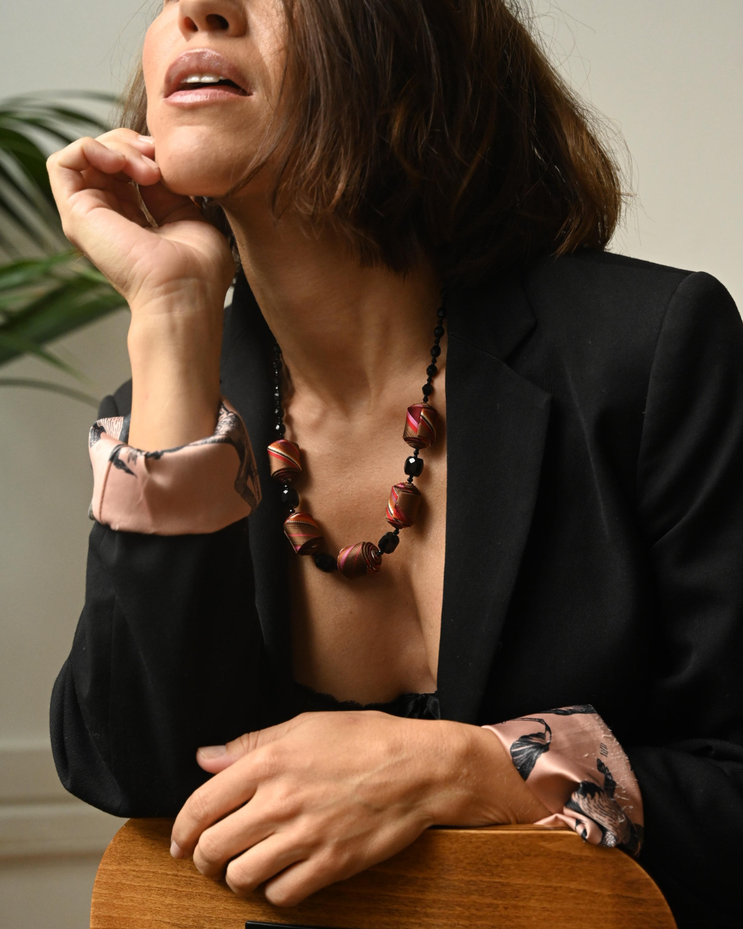 Geraldine Venet Bijoux en soie