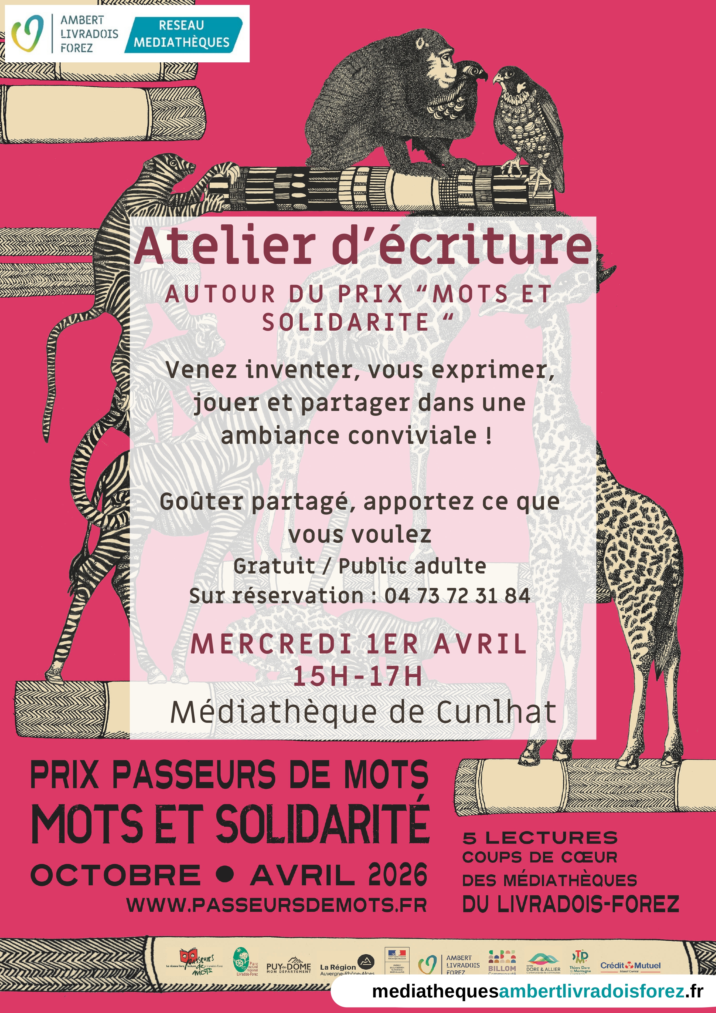 Atelier d&rsquo;écriture « Mots et solidarité » // Cunlhat