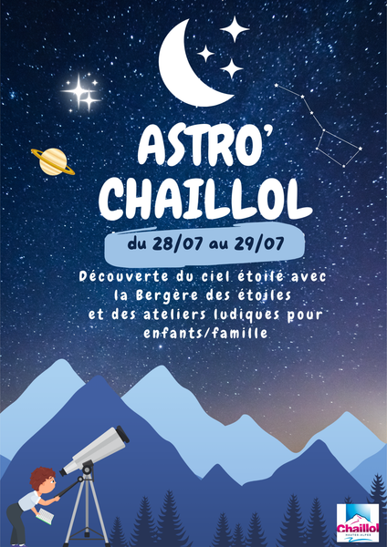 astro chaillol - © service animation Astro'Chaillol: Soirée observation des étoiles_Saint-Michel-de-Chaillol - © service animation