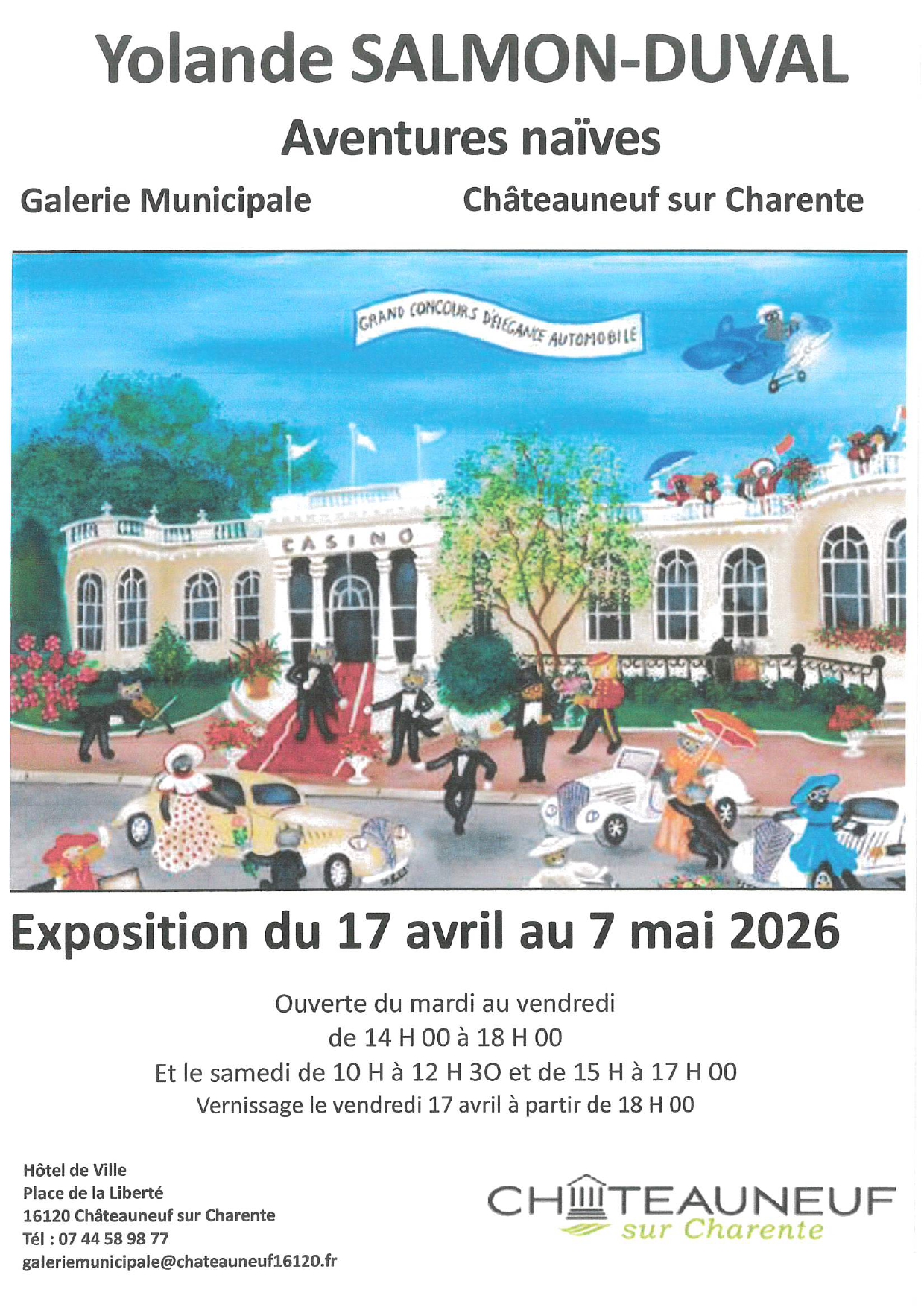 Exposition | Yolande Salmon-Duval - Aventures Naïves