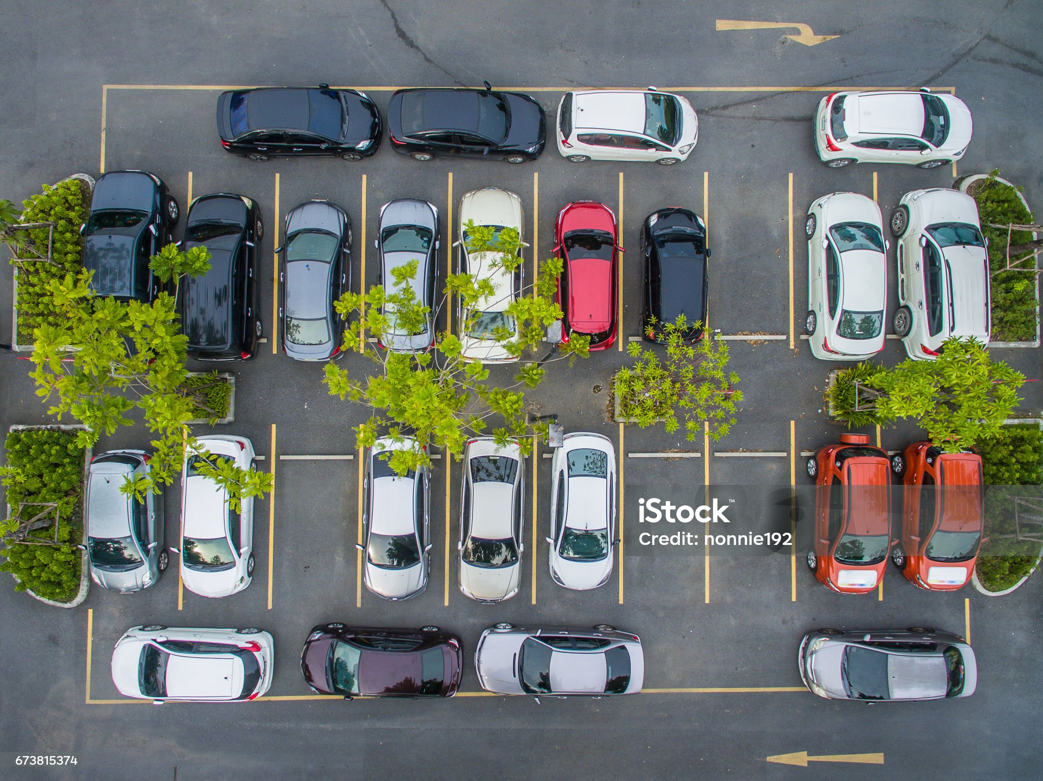 Parking plage des Huttes