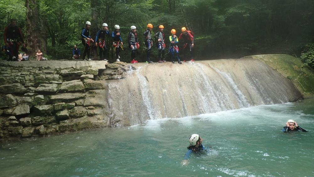 Canyon de Treffond-Pernaz avec Lézard des Bois