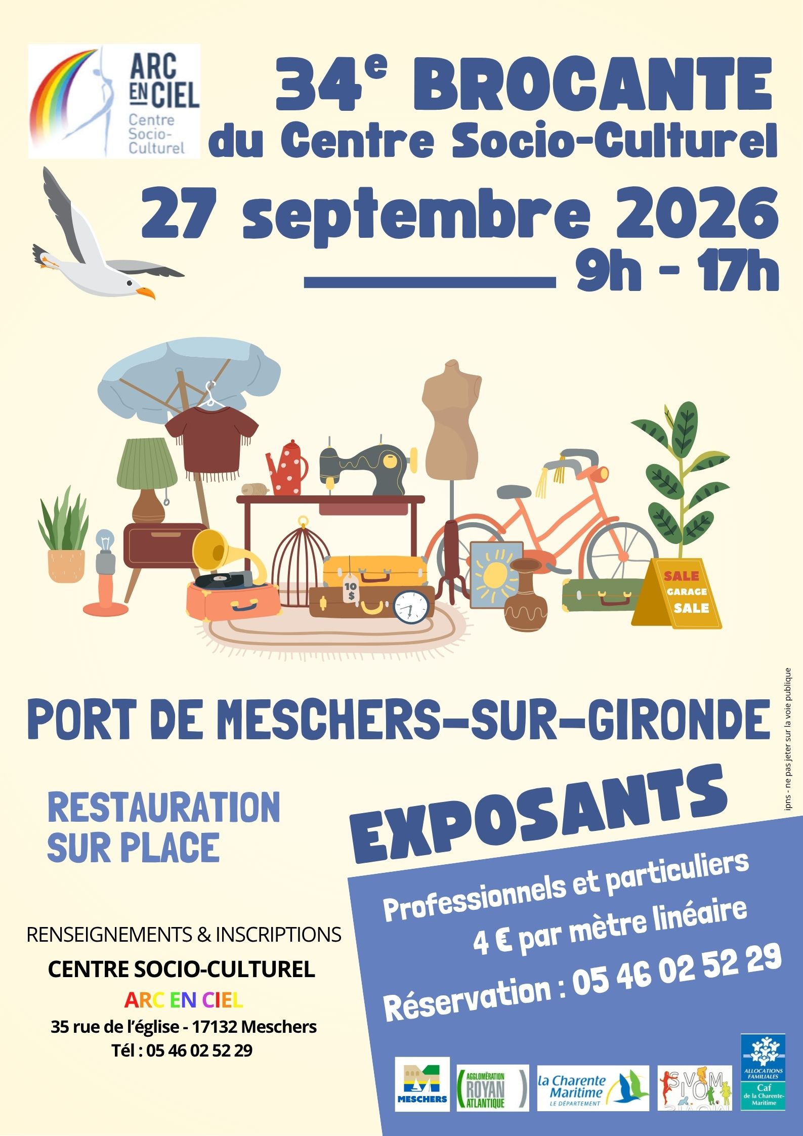 34 ème Brocante du centre socio culturel