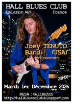 Concert "Joey Tenuto Band (USA)" - Hall Blues Club_Pélussin