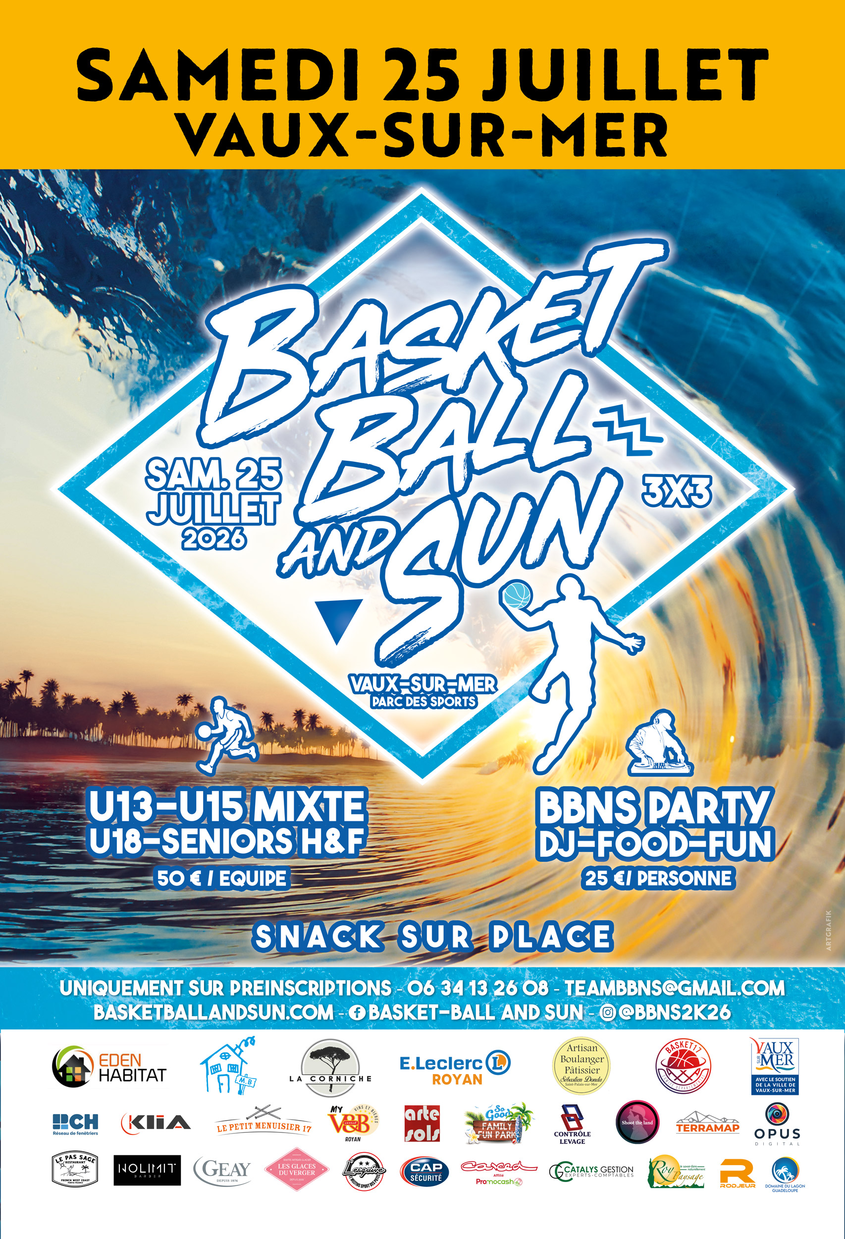 Basket ball and sun
