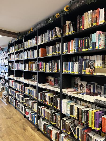 L'espace des livres de type thriller / science fiction