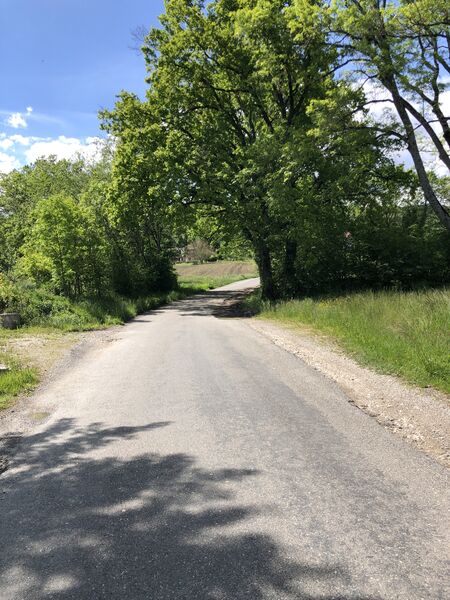 On remonte pour rejoindre la voie verte