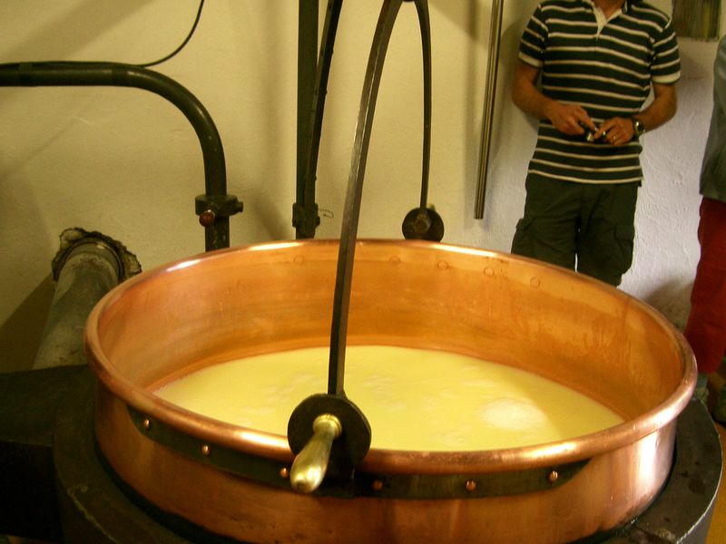 Préparation du fromage Beaufort