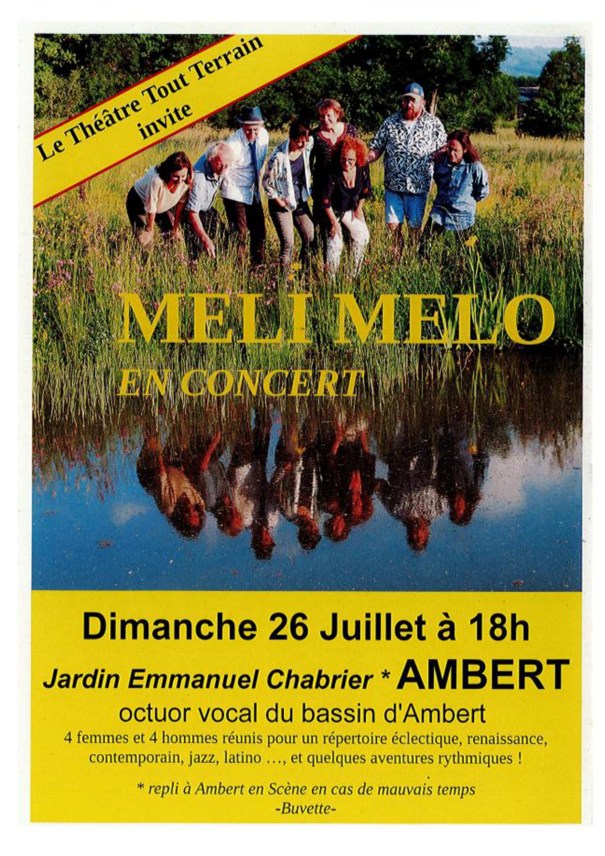 Concert Méli Mélo – Octuor Vocal