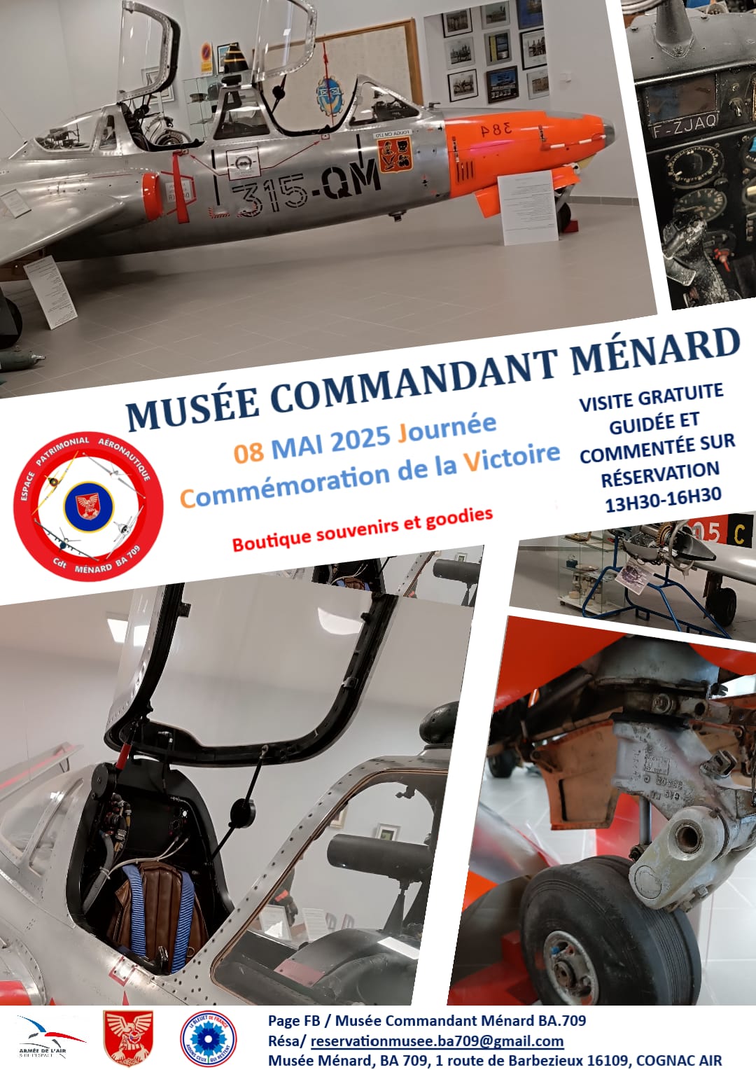 Portes ouvertes Musée Aéronautique Cdt Ménard - Base Aérienne 709