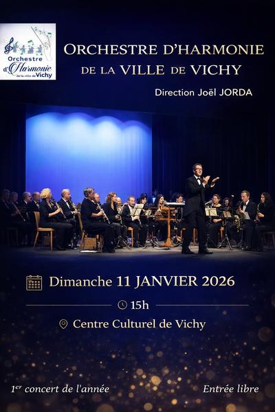 Concert du nouvel an de l'orchestre d'harmonie de Vichy