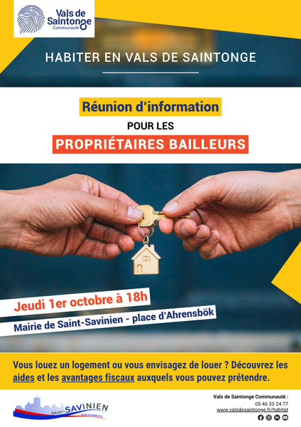 Réunion d'information propriétaires bailleurs