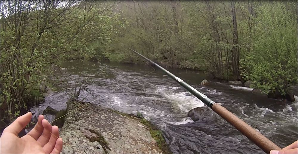 Pêche privée au Moulin de Record en bas des gîtes