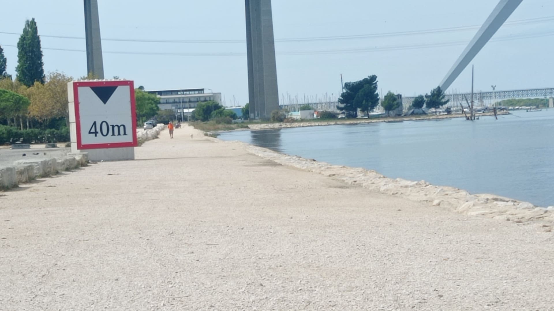 La voie verte de la gare de Lavéra vers le centre-ville