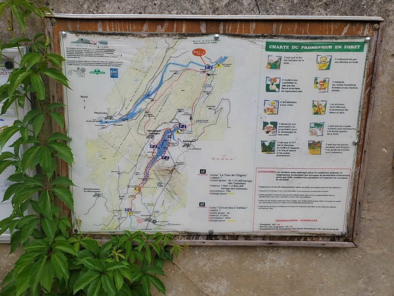 Panneau d'information