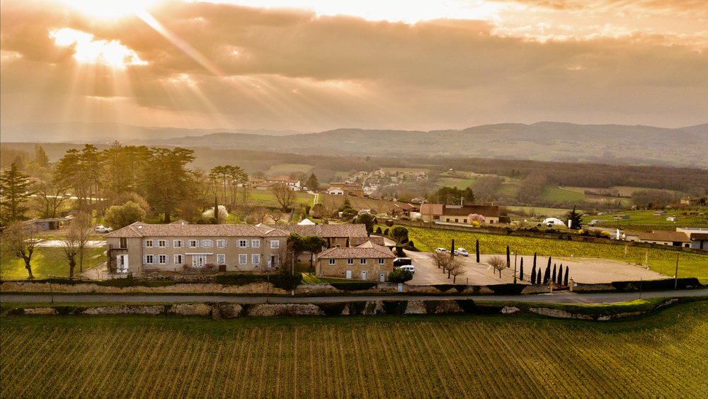 Plan drone du domaine