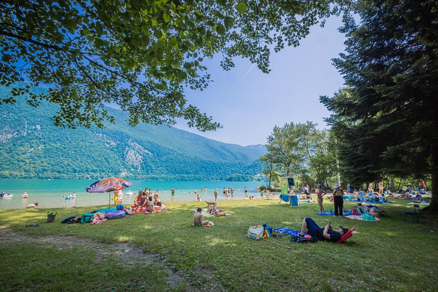 Plage de Bon vent - Lac d'Aiguebelette