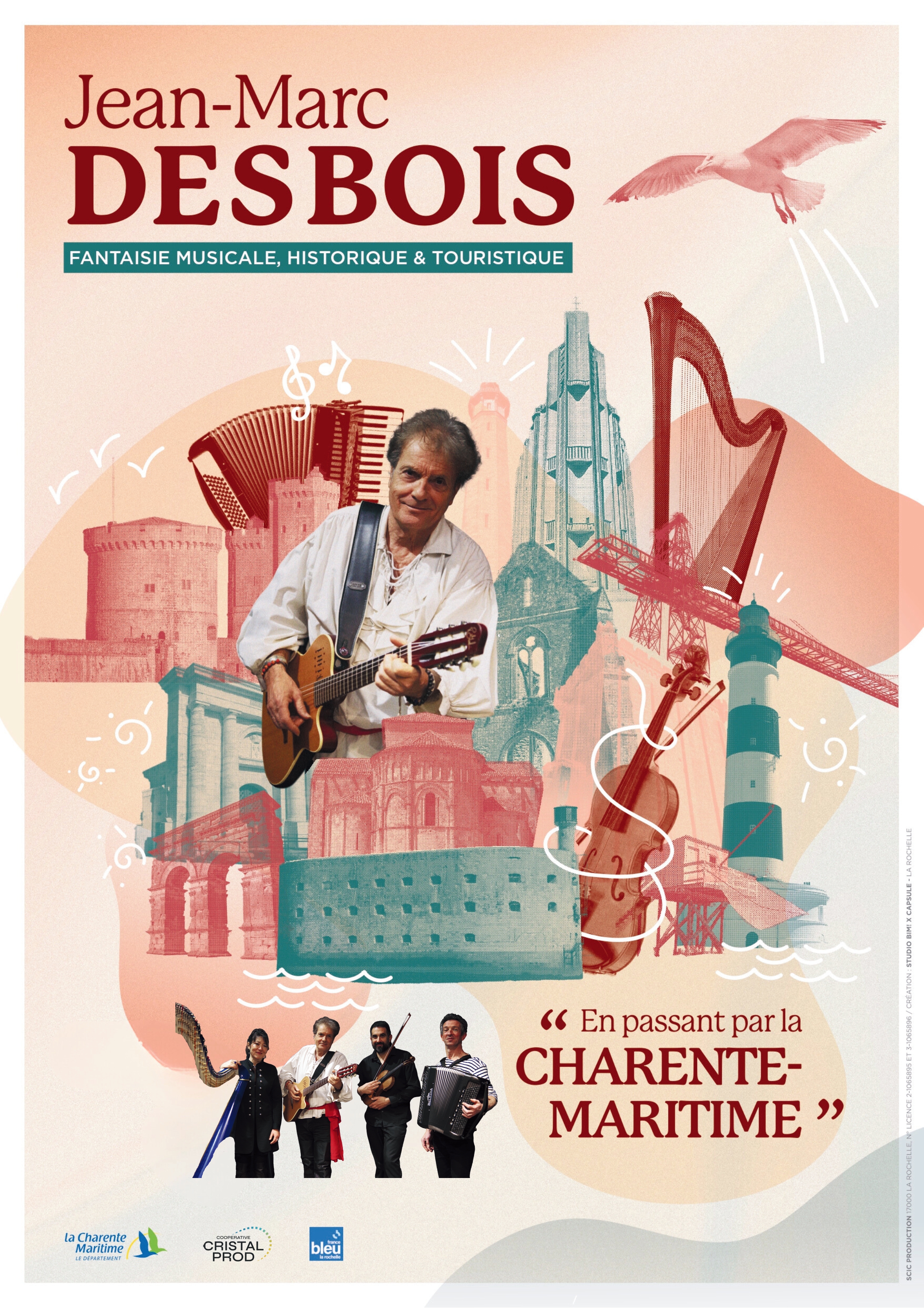 Concert - Jean-Marc Desbois "En passant par la Charente-Maritime"