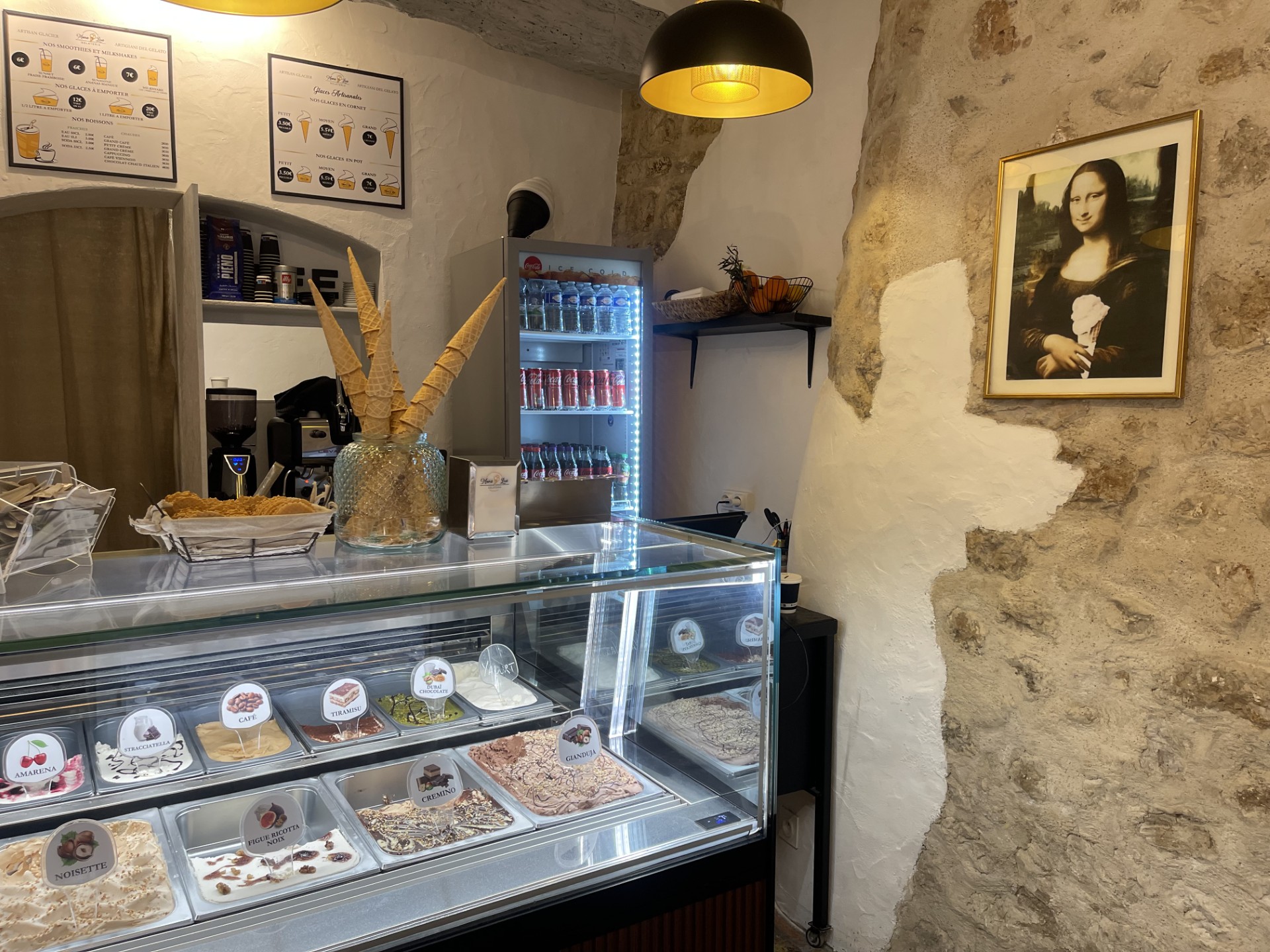 ベルナール・ビュッフェ、「Le salon de Manines」 Mona Lisa - Saint-Paul de Vence