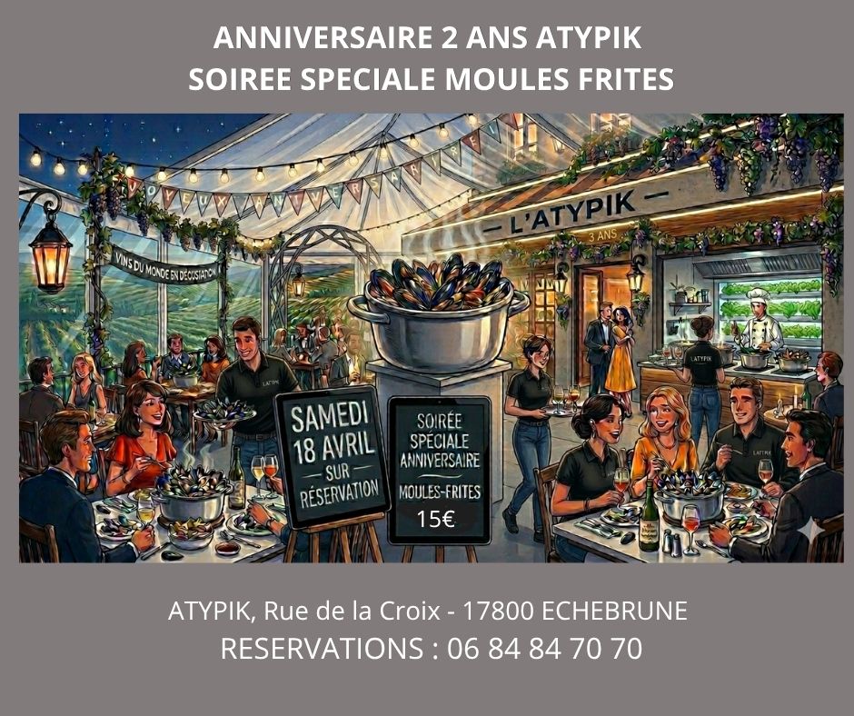 Anniversaire, les 2 ans de l'Atypik