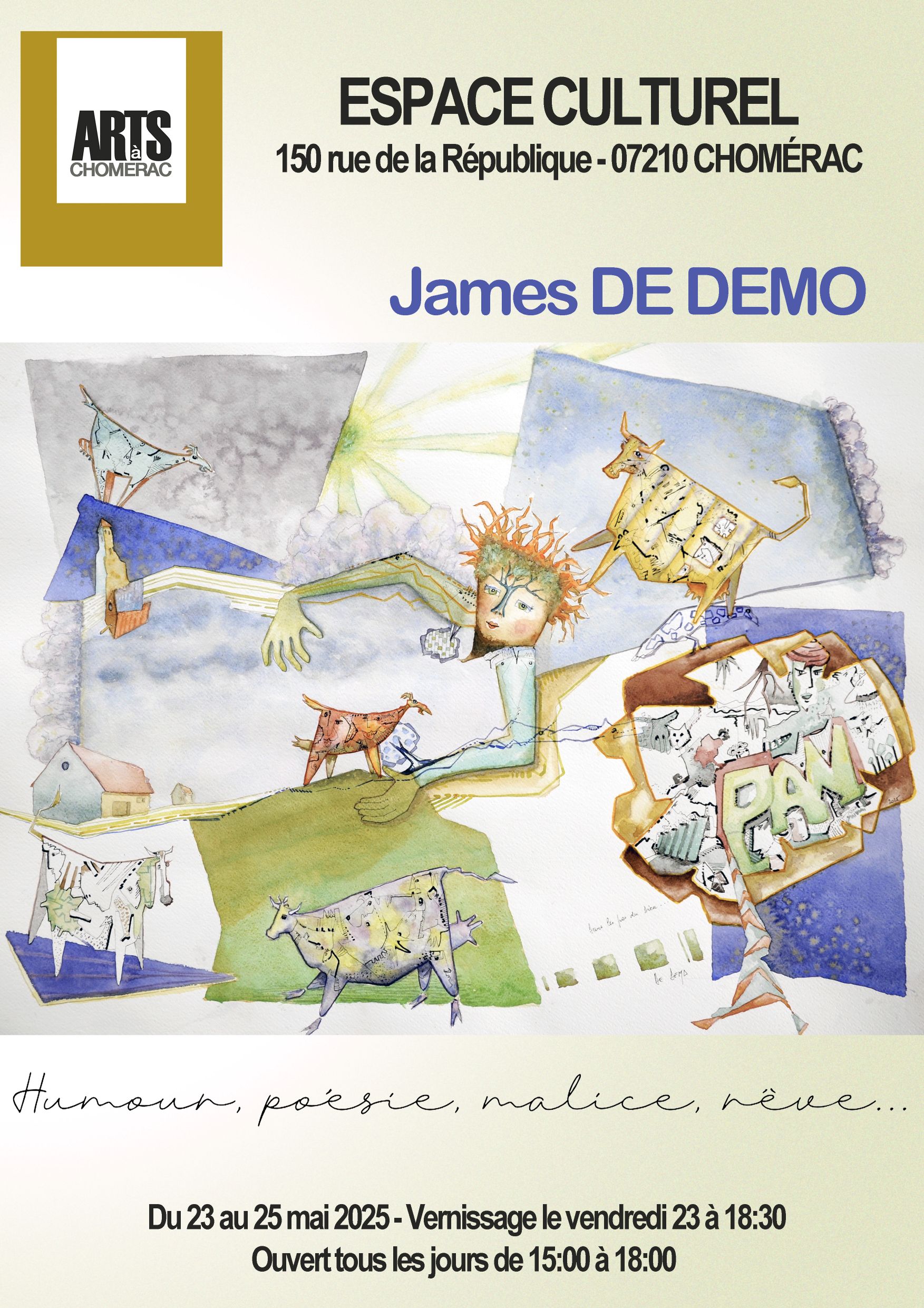 Rendez-vous futés ! : Exposition : De Demo (artiste peintre)