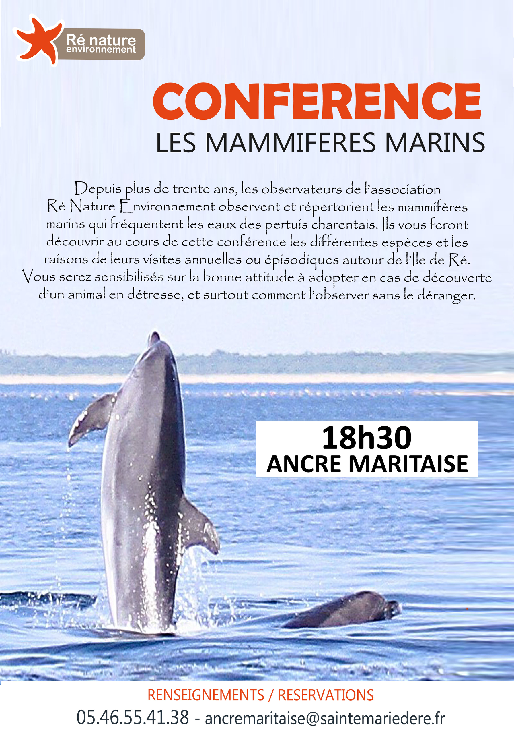Conférence sur les mammifères marins