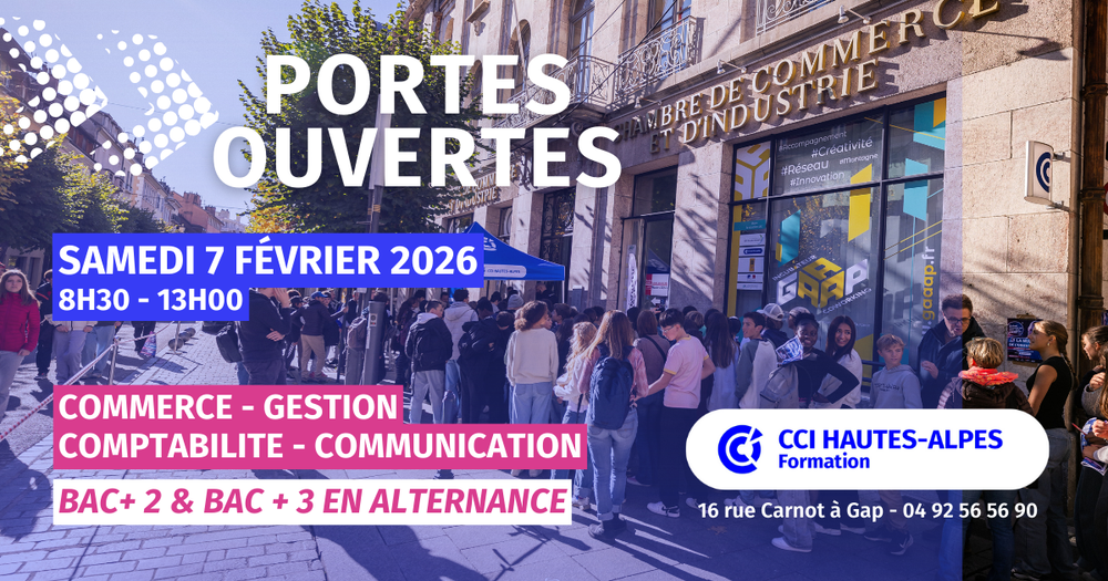 Portes Ouvertes CCI Hautes-Alpes Formation à Gap - © CCI Hautes-Alpes Formation