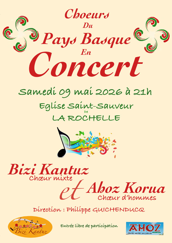 Concert - Choeur du Pays Basque