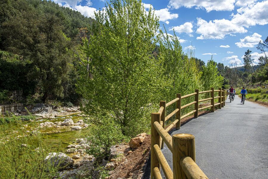 La Vigne à vélo de la Clappe à Rebouillon