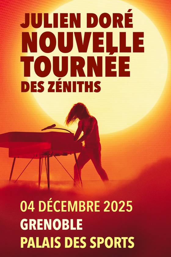 Julien Doré - Nouvelle tournée des Zéniths