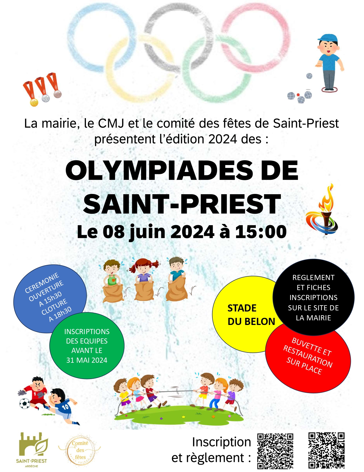 Olympiades 2024 Le 8 juin 2024