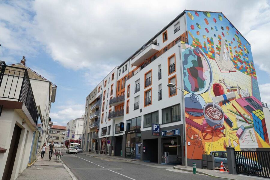 Fresques et murs peints - Fresque du Savoir