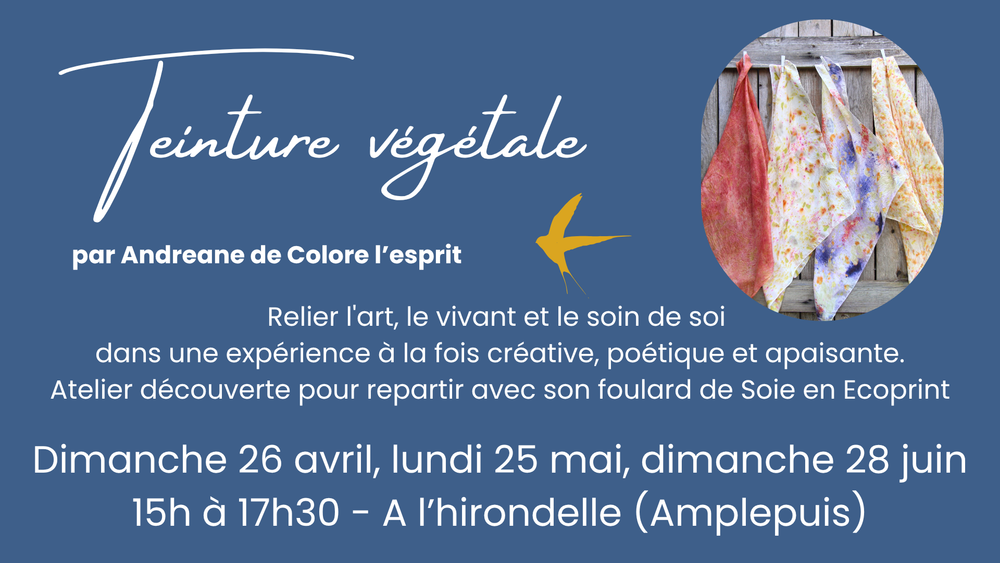 Atelier de teinture végétale