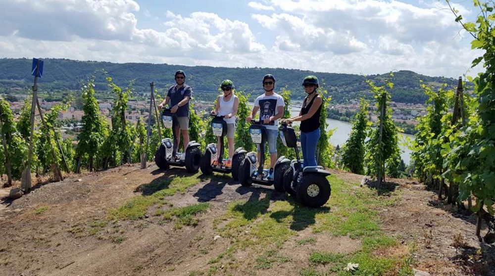 Balade en gyropode segway dans le vignoble de Seyssuel