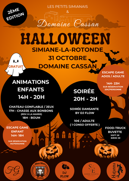 Halloween au Domaine Cassan
