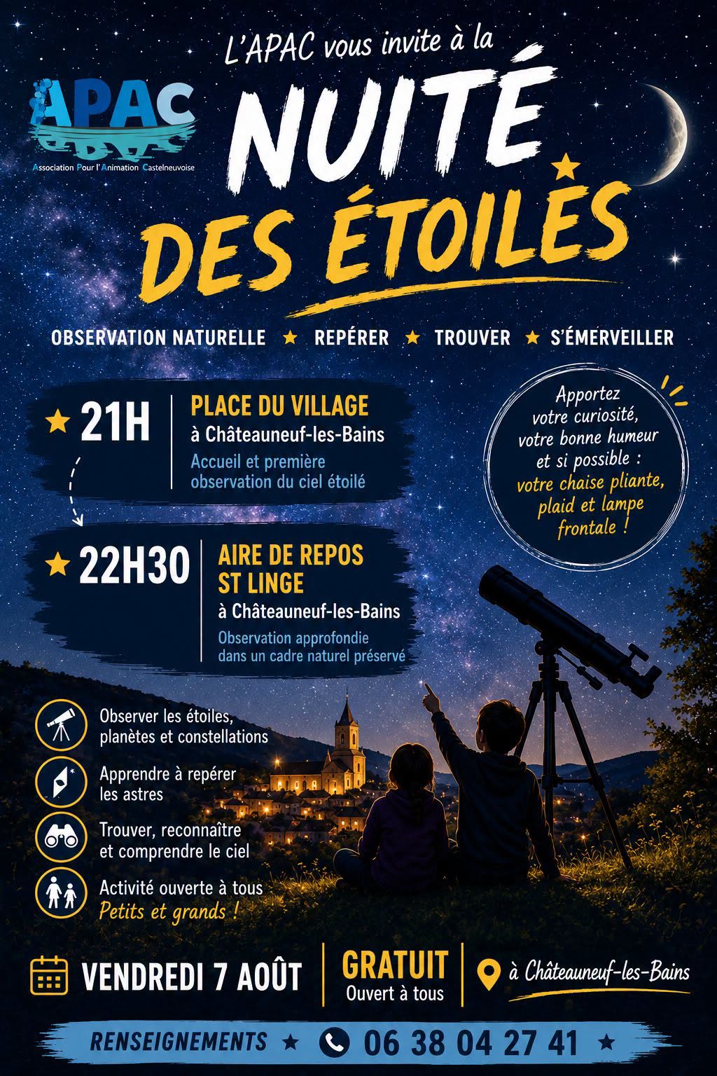 Festival Les Bouillonnantes - Nuit des étoiles
