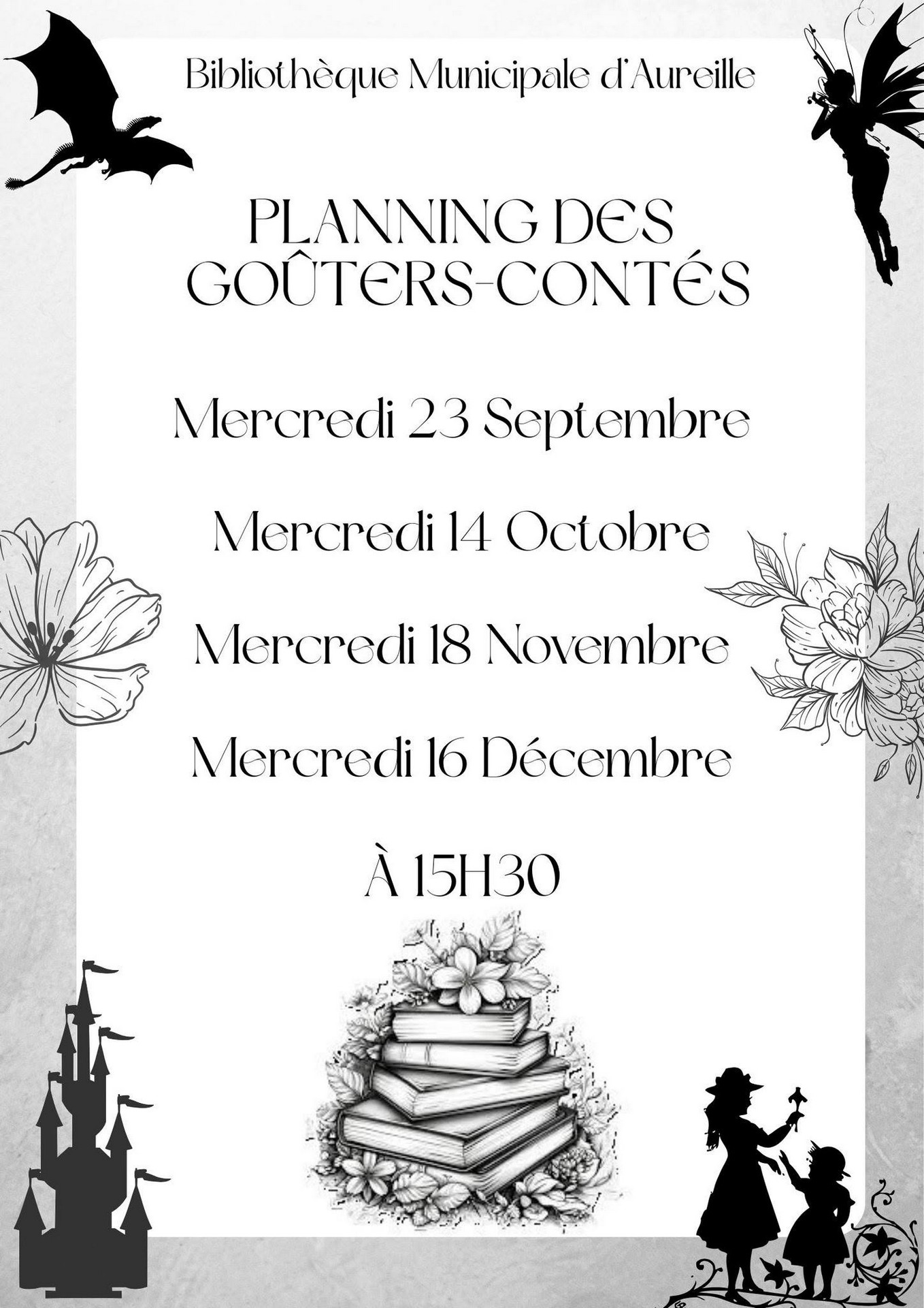 Goûter & conte à la bibliothèque d'Aureille