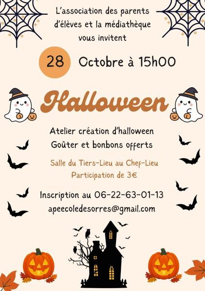 Atelier créatif spécial Halloween