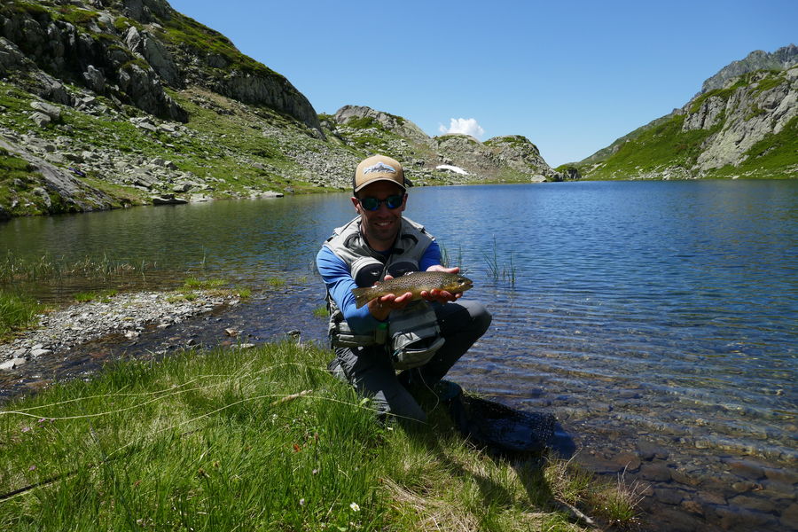 pêche lac de montagne